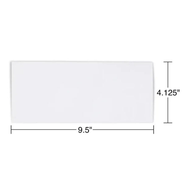 Staples Self-Sealing Security-Tint #10 Envelopes 4-1/8" x 9-1/2" Wht 500/BX - Image 4