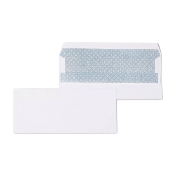 Staples Self-Sealing Security-Tint #10 Envelopes 4-1/8" x 9-1/2" Wht 500/BX - Image 2