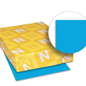 Neenah Paper Astrobrights Colored Card Stock 65 lb. 8-1/2 x 11 Celestial Blue